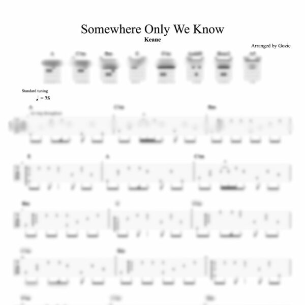 Somewhere Only We Know - Keane